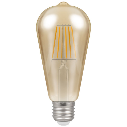 Crompton 7.5W LED Filament ST64 Extra Warm White E27 Dimmable Crompton 7.5W LED Filament ST64 Extra Warm White E27 Dimmable