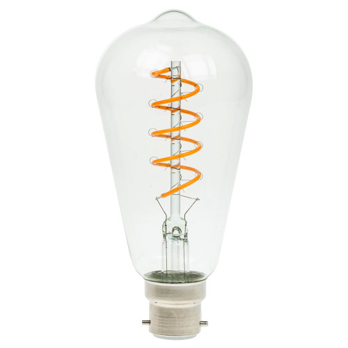 Prolite Clear LED Squirrel Cage 4W B22d 240V 1800K Dimmable Prolite Clear LED Squirrel Cage 4W B22d 240V 1800K Dimmable