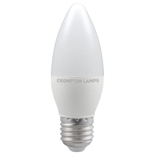 Crompton LED Candle Thermal Plastic 5W (40W) E27 2700K Opal Dimmable Crompton LED Candle Thermal Plastic 5W (40W) E27 2700K Opal Dimmable