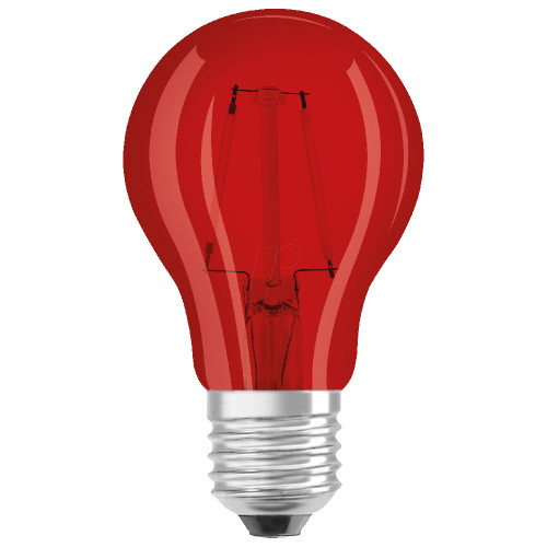 Osram 2.5W LED Red GLS E27 Osram 2.5W LED Red GLS E27