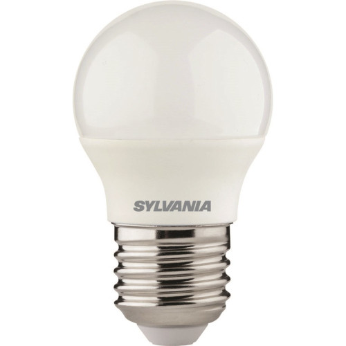 Sylvania LED 45mm Round 2.5W (25W Eq.) E27 Opal 2700K Sylvania LED 45mm Round 2.5W (25W Eq.) E27 Opal 2700K
