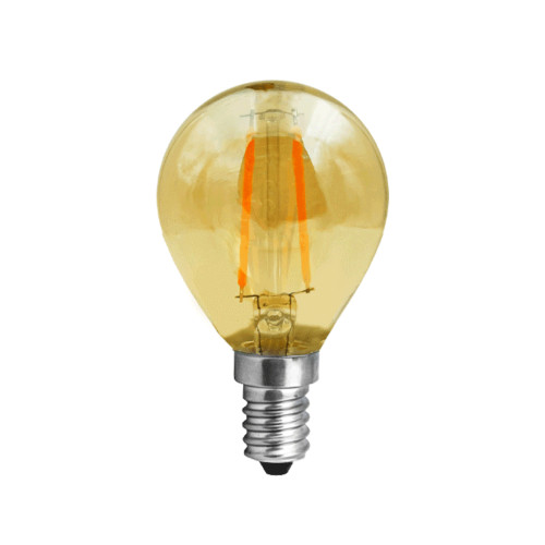 LED 45mm Round Gold SES 4W (35W eq.) 220-240V 2200K Dimmable Laes LED 45mm Round Gold SES 4W (35W eq.) 220-240V 2200K Dimmable Laes