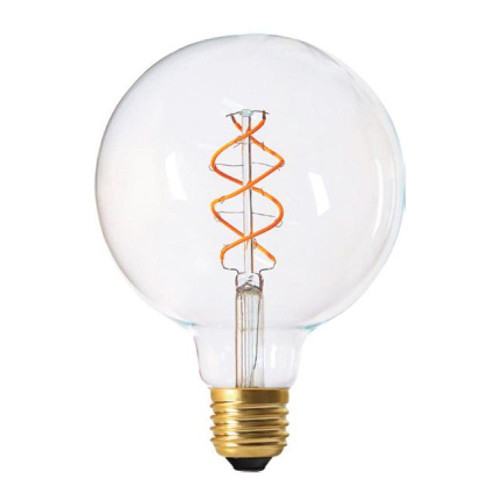 Girard Sudron LED Spiral Filament 125mm Globe 240V 5W E27 Clear Girard Sudron LED Spiral Filament 125mm Globe 240V 5W E27 Clear