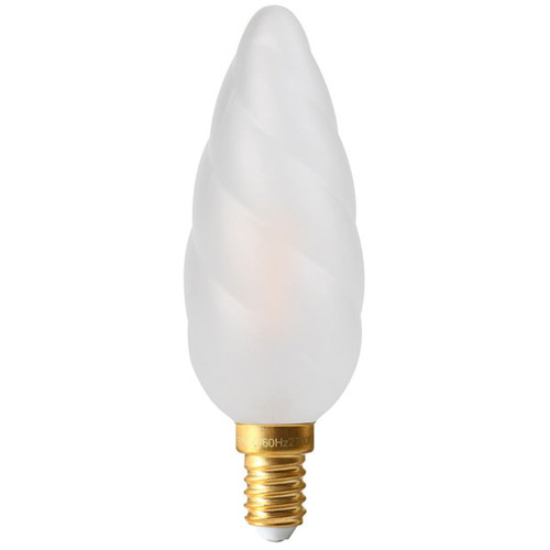 Girard Sudron Flamme F15 LED Filament Candle 3W Frosted E14 Very Warm White Girard Sudron Flamme F15 LED Filament Candle 3W Frosted E14 Very Warm White
