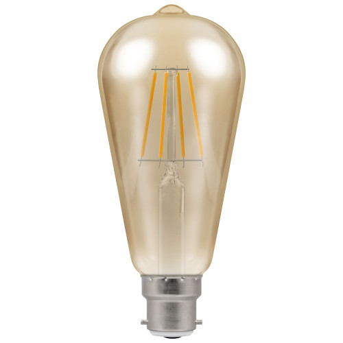 Crompton 5W LED Filament ST64 Extra Warm White B22d Dimmable Crompton 5W LED Filament ST64 Extra Warm White B22d Dimmable