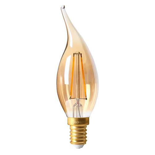 Girard Sudron Bent-Tipped Flamme CV4 LED Candle 2W Amber E14 Very Warm White Girard Sudron Bent-Tipped Flamme CV4 LED Candle 2W Amber E14 Very Warm White