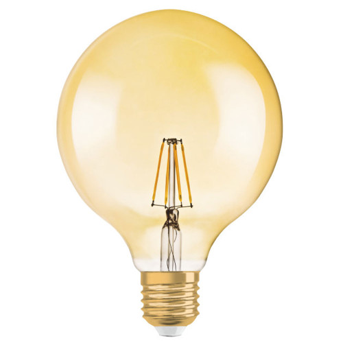 Osram Vintage 1906 Classic LED Globe 125mm 4W Extra Warm White E27 Gold Osram Vintage 1906 Classic LED Globe 125mm 4W Extra Warm White E27 Gold