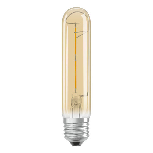 Osram LED Tubular Lamp 2.8W Extra Warm White E27 Gold 28.5x138mm Osram LED Tubular Lamp 2.8W Extra Warm White E27 Gold 28.5x138mm