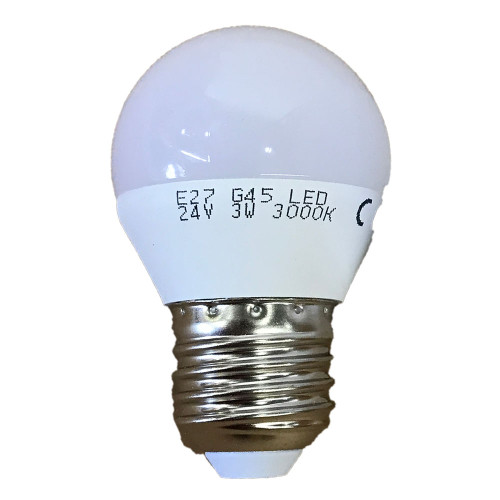 LED Round 45mm 3W 3000K ES Opal 24V LED Round 45mm 3W 3000K ES Opal 24V