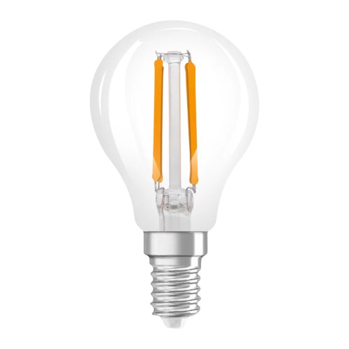 LED Filament Golf Ball 4W E14 Clear Very Warm White 3-Step Dimming LED Filament Golf Ball 4W E14 Clear Very Warm White 3-Step Dimming