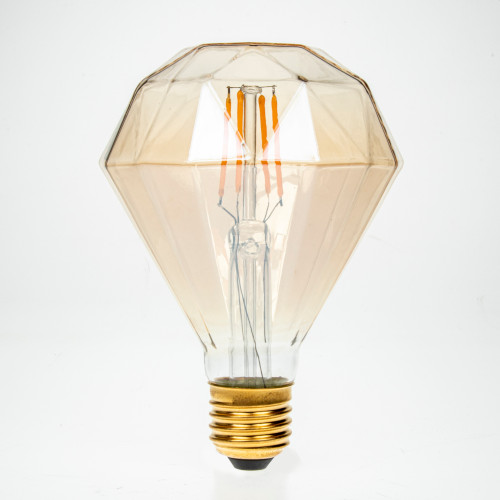 LED Diamond Lamp 4W (20W) 200lm ES Gold 1800K Dimmable Prolite LED Diamond Lamp 4W (20W) 200lm ES Gold 1800K Dimmable Prolite