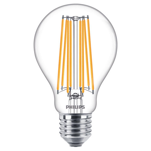 Philips Classic LED GLS 17W (150W) ES Very Warm White Clear Philips Classic LED GLS 17W (150W) ES Very Warm White Clear