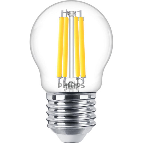 Philips LED P45 3.4W (40W) ES Clear Very Warm White RA90 Dimmable Philips LED P45 3.4W (40W) ES Clear Very Warm White RA90 Dimmable