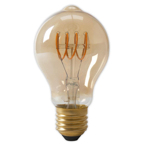 Calex Flex Filament GLS 240V 3.8W (25W eq.) E27 2100K Gold Dimmable Calex Flex Filament GLS 240V 3.8W (25W eq.) E27 2100K Gold Dimmable