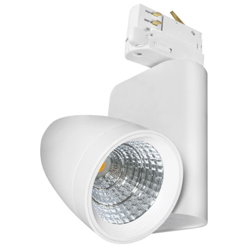 12W 3000K White Ares LED Track Light with Adapter for Three Circuit System 12W 3000K White Ares LED Track Light with Adapter for Three Circuit System