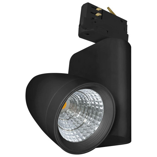 12W 3000K Black Ares LED Track Light with Adapter for Three Circuit System 12W 3000K Black Ares LED Track Light with Adapter for Three Circuit System