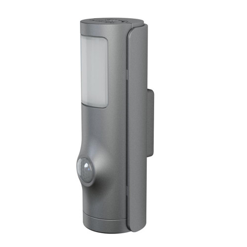 LED Nightlux Battery Powered Torch with Sensor Silver LED Nightlux Battery Powered Torch with Sensor Silver