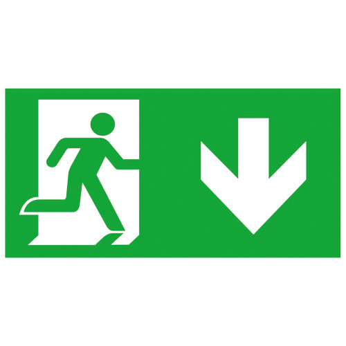 New Legend Down for 9083 Emergency Exit Sign