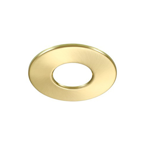 Brushed Brass IP65 Bezel for Start Eco LED Fixed Fire Rated Downlight