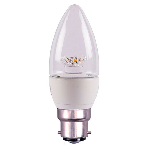 Bell LED Candle 4W Very Warm White 2700K B22d Clear Bell LED Candle 4W Very Warm White 2700K B22d Clear