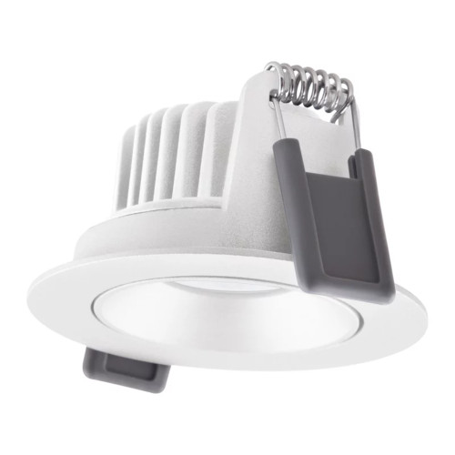LED Tilting Spotlight 8W 2700K CRi90 36 Degrees 68mm Cut Out Dimmable White LED Tilting Spotlight 8W 2700K CRi90 36 Degrees 68mm Cut Out Dimmable White