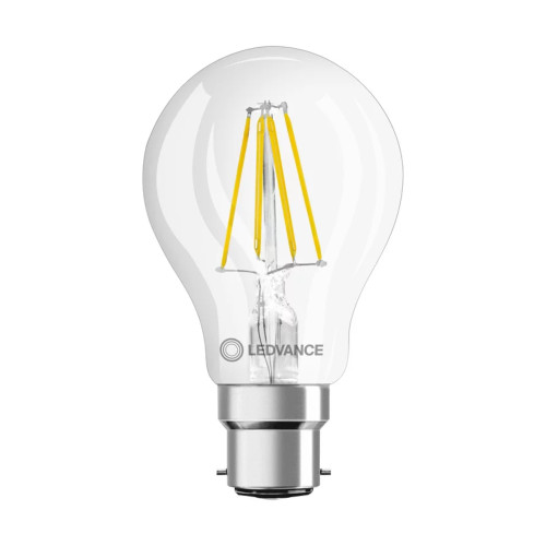 LED GLS 6.5W (60W eqv.) B22d 2700K Clear Ledvance LED GLS 6.5W (60W eqv.) B22d 2700K Clear Ledvance