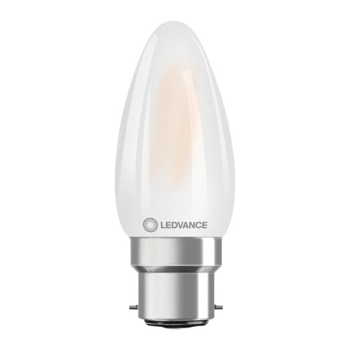 LED Filament Candle 4W (40W eqv.) B22d 2700K Opal Ledvance LED Filament Candle 4W (40W eqv.) B22d 2700K Opal Ledvance