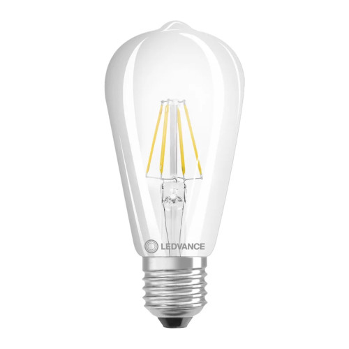 LED Retrofit Classic ST64 Lamp 4W (40W eqv.) 2700K E27 Clear Ledvance LED Retrofit Classic ST64 Lamp 4W (40W eqv.) 2700K E27 Clear Ledvance