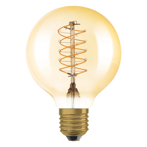 Ledvance Vintage 1906 LED Globe 80mm 4.8W (37W eqv.) 2200K E27 Gold Dimmable Ledvance Vintage 1906 LED Globe 80mm 4.8W (37W eqv.) 2200K E27 Gold Dimmable