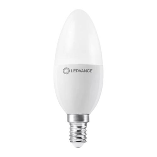 LED Candle 4.9W (40W eqv.) E14 2700K Opal Dimmable Ledvance LED Candle 4.9W (40W eqv.) E14 2700K Opal Dimmable Ledvance