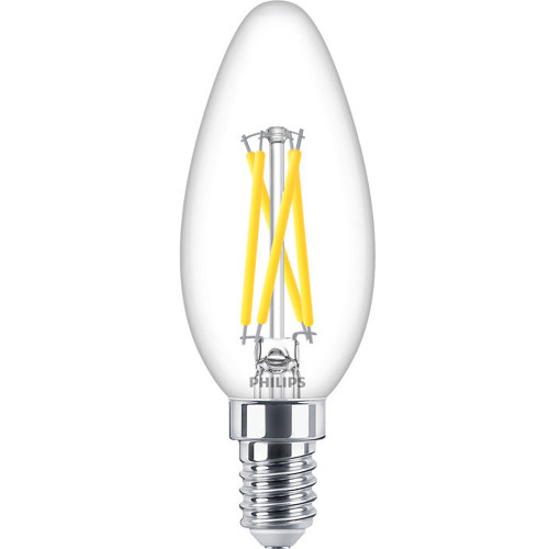 Philips LED Candle 2.5W (25W eq.) SES Clear Very Warm White 922-927 DimTone Philips LED Candle 2.5W (25W eq.) SES Clear Very Warm White 922-927 DimTone