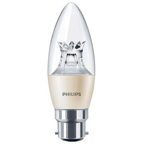 Philips LED Candle 5.5W (40W) BC Clear Very Warm White DimTone Philips LED Candle 5.5W (40W) BC Clear Very Warm White DimTone