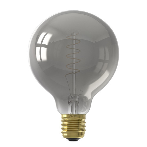 Calex LED Filament 95mm Globe 4W (15W eqv.) ES Titanium 1800K Dimmable Calex LED Filament 95mm Globe 4W (15W eqv.) ES Titanium 1800K Dimmable