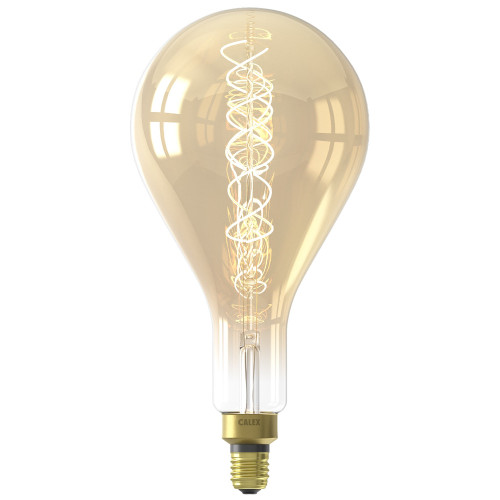 Calex LED Filament Splash Lamp 240V 3W 250lm E27 Gold 2200K Dimmable Calex LED Filament Splash Lamp 240V 3W 250lm E27 Gold 2200K Dimmable