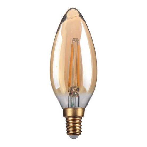 LED 35mm Candle 2W (18W eqv.) SES 2500K 220-240V Gold Kosnic LED 35mm Candle 2W (18W eqv.) SES 2500K 220-240V Gold Kosnic