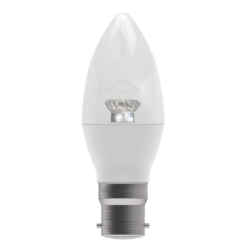 LED Candle 2.1W (25W eqv.) B22d 2700K Clear Bell LED Candle 2.1W (25W eqv.) B22d 2700K Clear Bell