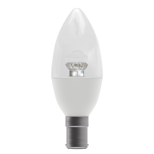 LED Candle 2.1W (25W eqv.) B15d 2700K Clear Bell LED Candle 2.1W (25W eqv.) B15d 2700K Clear Bell