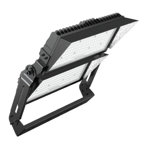 1200W Powertron LED Floodlight 4000K IP66 180-440V Narrow Asymmetric Beam