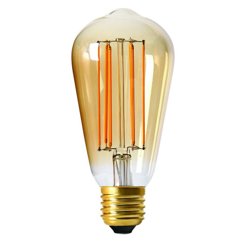 Girard Sudron LED Edison ST64 Lamp 6W 390lm E27 Gold Dimmable Girard Sudron LED Edison ST64 Lamp 6W 390lm E27 Gold Dimmable