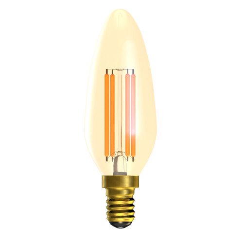LED Vintage Candle 3.3W (35W eqv.) SES Gold 2200K Dimmable LED Vintage Candle 3.3W (35W eqv.) SES Gold 2200K Dimmable
