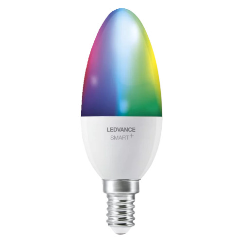 Wifi LED Candle 4.9W (40W eqv.) E14 RGB Opal Dim Wifi LED Candle 4.9W (40W eqv.) E14 RGB Opal Dim
