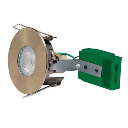 Bell Firestay Fixed Fire Rated Downlight Antique Brass (Bulb is not included) Bell Firestay Fixed Fire Rated Downlight Antique Brass (Bulb is not included)