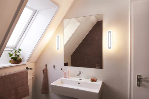 LED Smart WIFI Bath Light Tuneable 3000-6500K 17W White IP44 Dim LED Smart WIFI Bath Light Tuneable 3000-6500K 17W White IP44 Dim