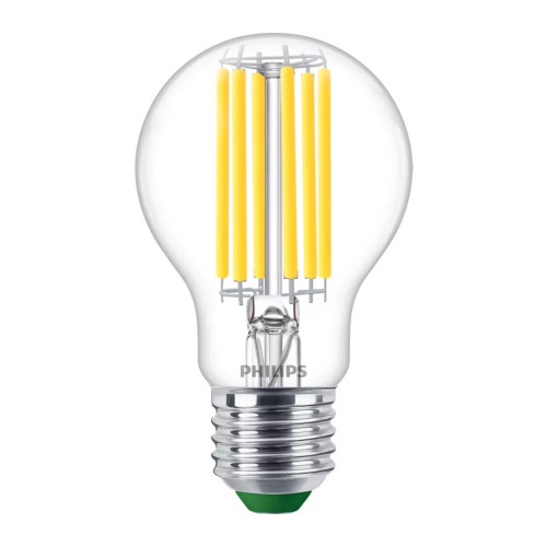 LED Ultra Efficient GLS 5.2W (75W eqv.) A60 E27 3000K Clear Philips LED Ultra Efficient GLS 5.2W (75W eqv.) A60 E27 3000K Clear Philips