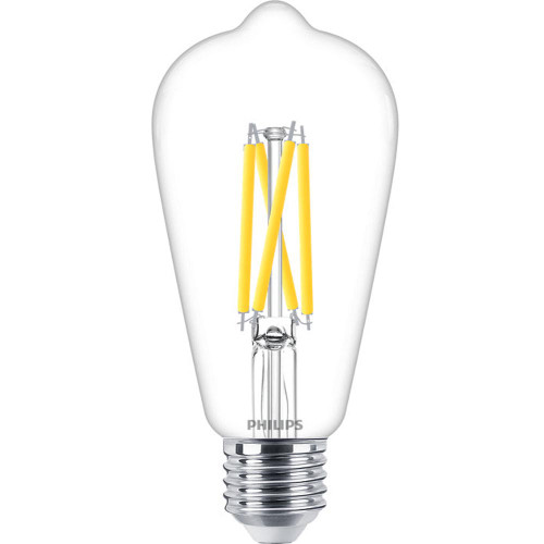 LED ST64 Squirrel Cage 5.9W (60W) ES Clear CRI90 2700K-2200K DimTone LED ST64 Squirrel Cage 5.9W (60W) ES Clear CRI90 2700K-2200K DimTone
