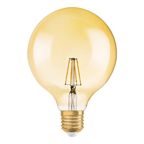 Vintage 1906 Classic LED Globe 125mm 6.5W (52W eqv.) E27 2400K Gold Vintage 1906 Classic LED Globe 125mm 6.5W (52W eqv.) E27 2400K Gold