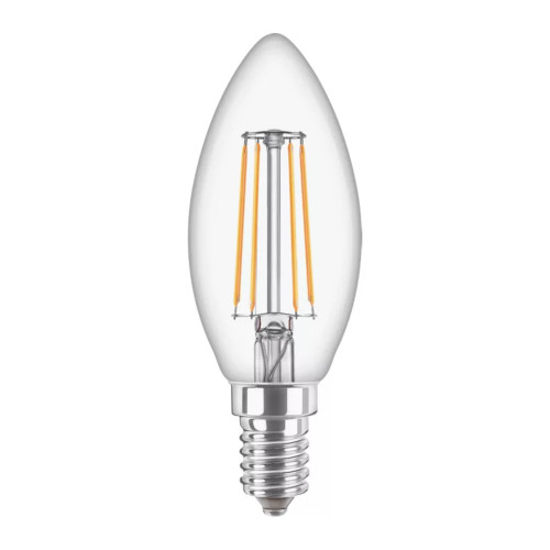 Philips Core Pro LED Candle 4.3W (40W eqv.) SES Clear Very Warm White Philips Core Pro LED Candle 4.3W (40W eqv.) SES Clear Very Warm White