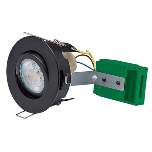 Bell Firestay Tilting Fire Rated Downlight Black (Bulb is not included) Bell Firestay Tilting Fire Rated Downlight Black (Bulb is not included)