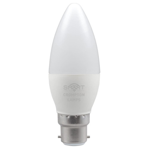 LED Candle 5W (40W) BC Opal 3000K Dimmable Smart WIFI Technology