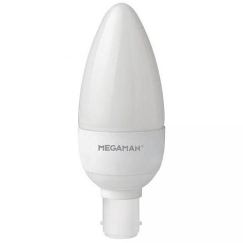 Megaman LED Candle 5.5W B15d Opal Cool White Megaman LED Candle 5.5W B15d Opal Cool White